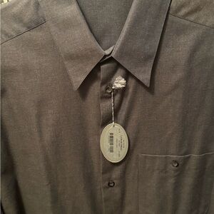 Zanella Men's Charcoal Button-Front  Shirt with Pocket